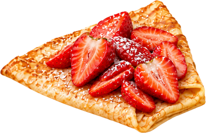 Strawberry Crêpes