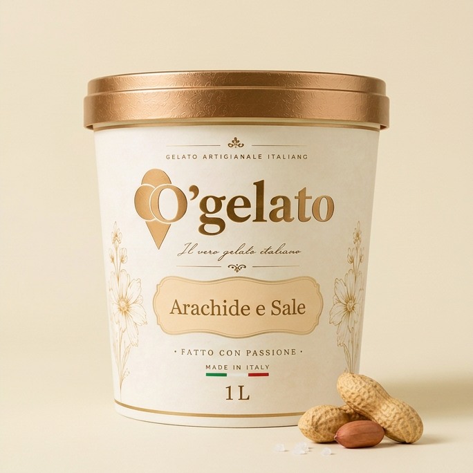 O'Gelato Arachide e Sale — 1 L
